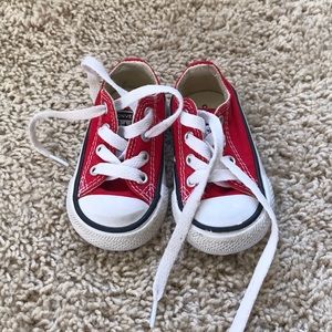 Baby red converse